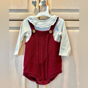 Cat and Jack Red Sweater Bubble